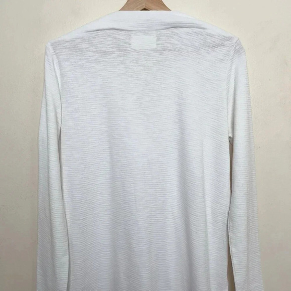 Anthropologie Womens Medium Sol Angeles Deep V-Neck  Tunic White - Picture 13 of 15